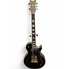 Used Schecter Guitar Research Solo Custom II Satin Black Solid Body Electric Guitar