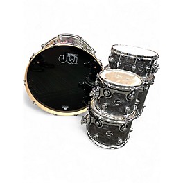 Used DW 5 Piece Performance Series Black Diamond Drum Kit