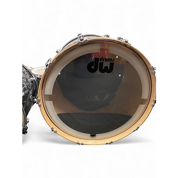Used DW 5 Piece Performance Series Black Diamond Drum Kit