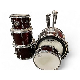 Used Pearl 5 Piece ROADSHOW 5 PIECE RED SPARKLE Drum Kit