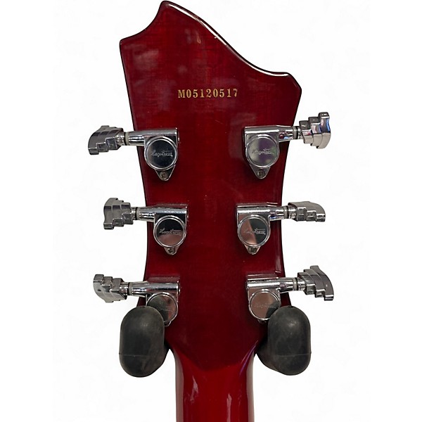 Used Hagstrom Standard Swede Dark Cherry Burst Solid Body Electric Guitar