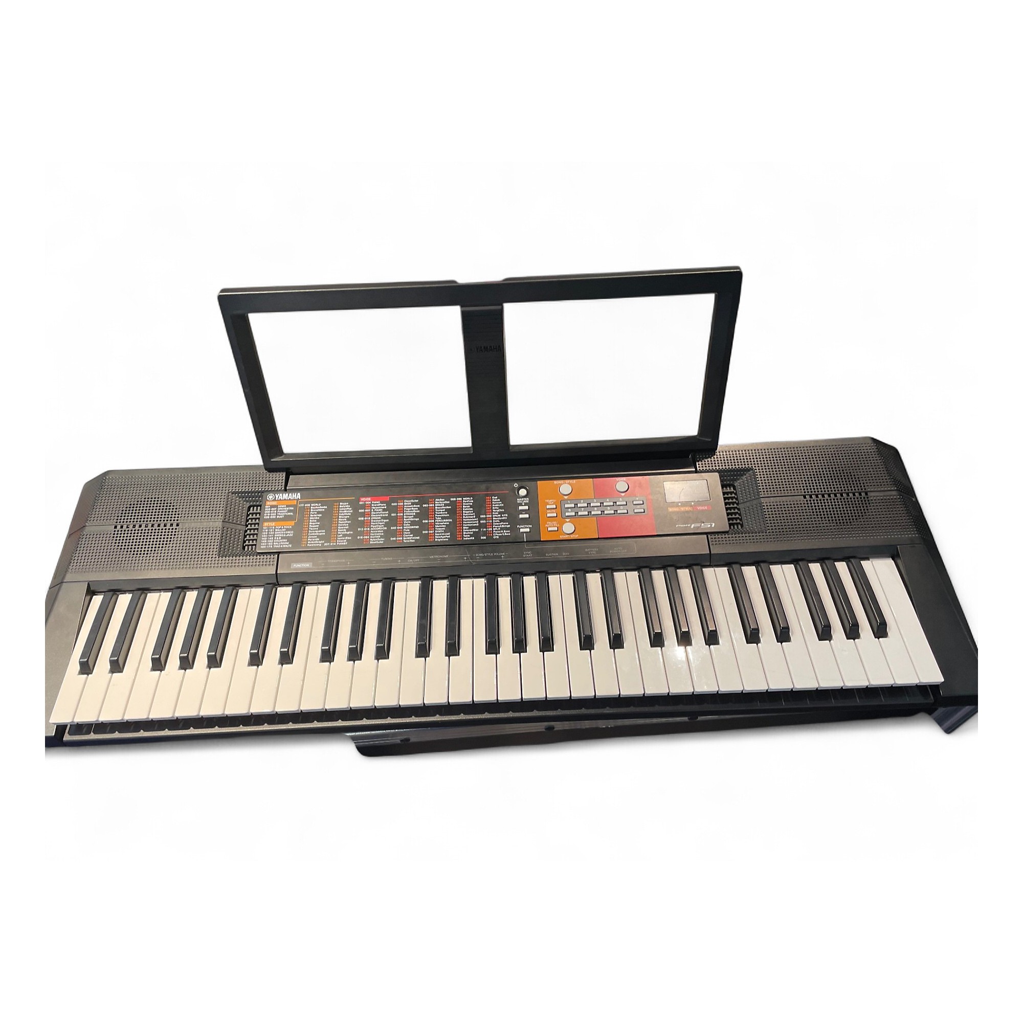 Used Yamaha PSRF51 61 Key Portable Keyboard | Guitar Center
