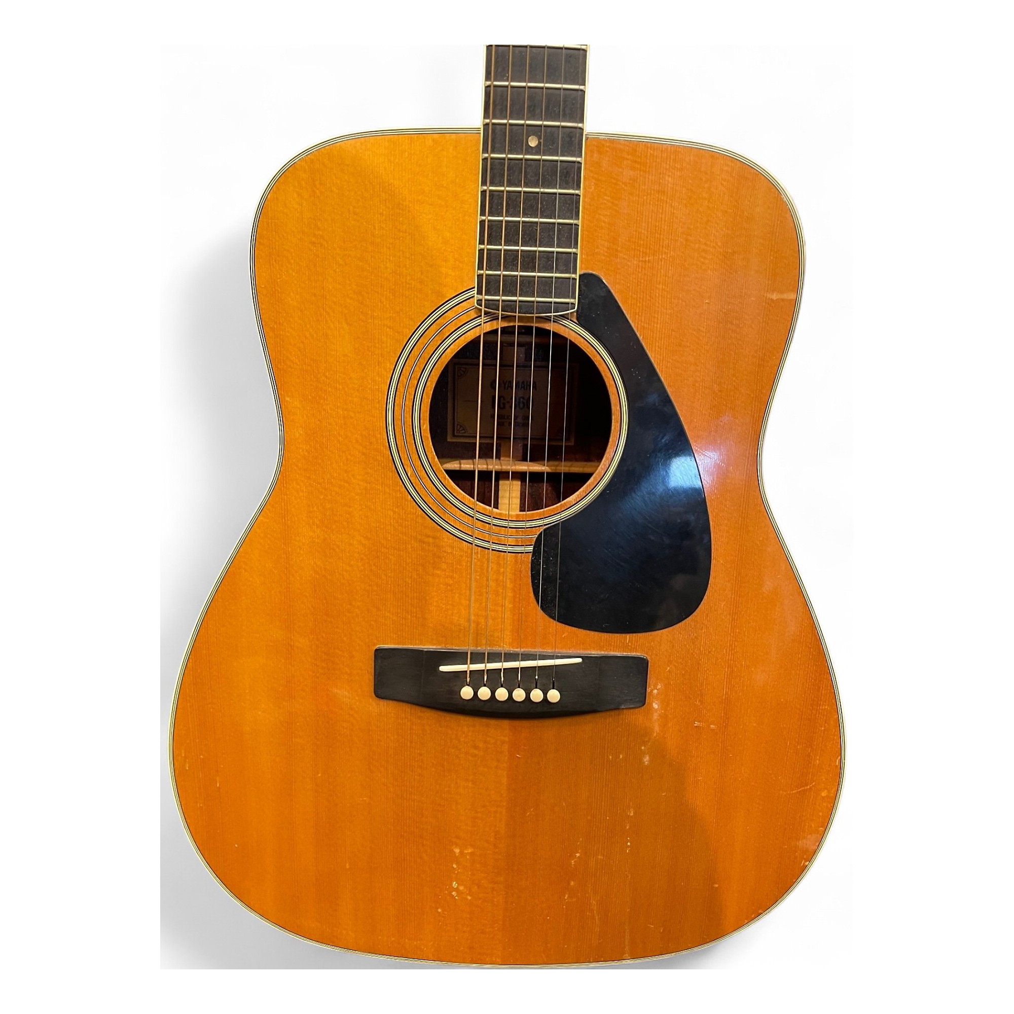 Used Yamaha FG360 Natural Acoustic Guitar Natural | Guitar