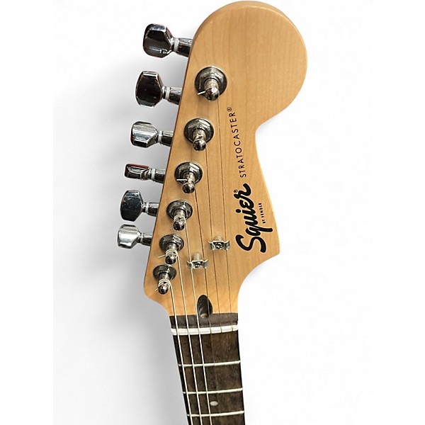 Used Squier Stratocaster 2 Color Sunburst Solid Body Electric Guitar
