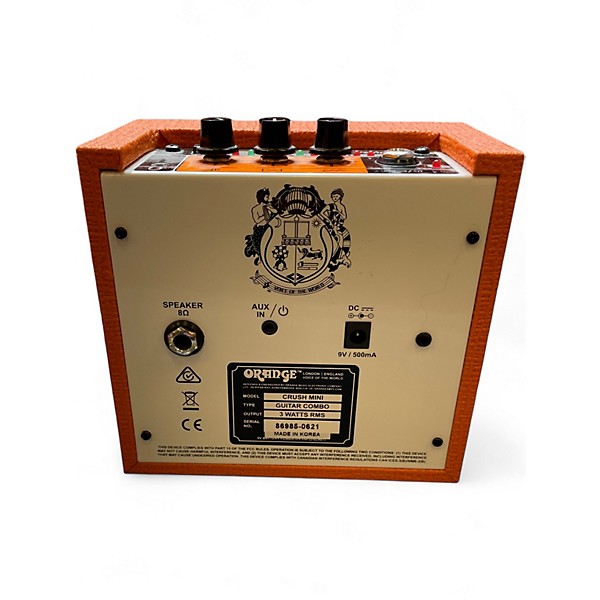 Used Orange Amplifiers CRUSH MINI Battery Powered Amp
