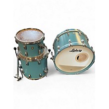 Used 2022 Ludwig 3 Piece Classic Maple FAB HERITAGE BLUE Drum Kit