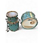 Used 2022 Ludwig 3 Piece Classic Maple FAB HERITAGE BLUE Drum Kit thumbnail