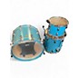 Used 2022 Ludwig 3 Piece Classic Maple FAB HERITAGE BLUE Drum Kit