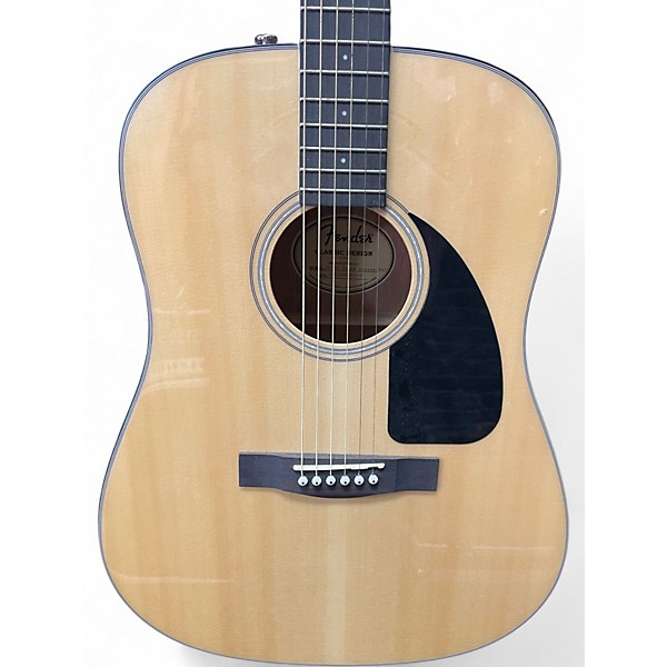 Used Fender CD60 Dreadnought Natural Acoustic Guitar Natural