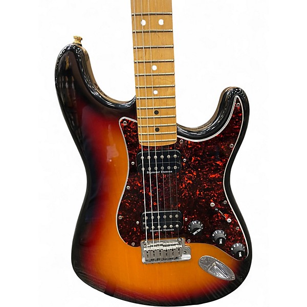 Vintage 1997 Fender Big Apple Stratocaster Sunburst Solid Body Electric Guitar