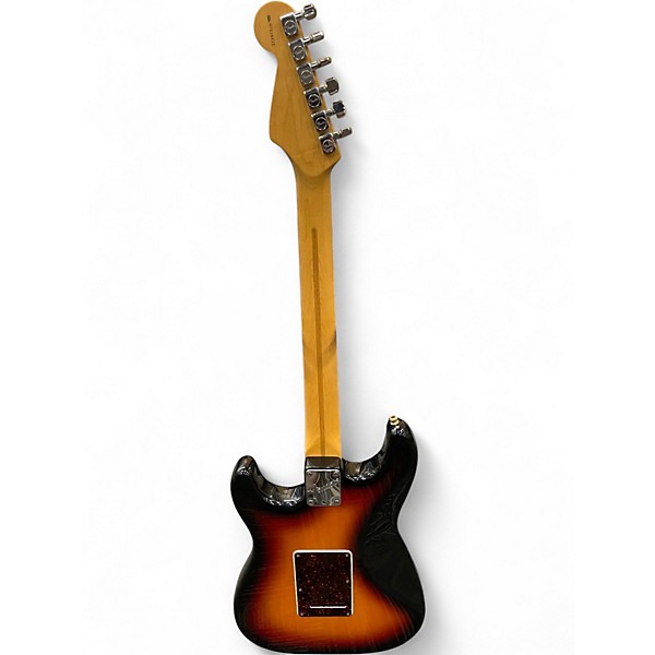 Vintage 1997 Fender Big Apple Stratocaster Sunburst Solid Body Electric Guitar