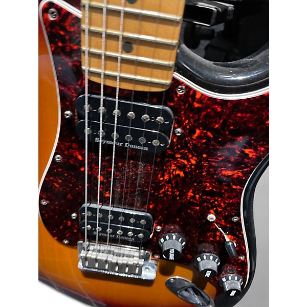 Vintage 1997 Fender Big Apple Stratocaster Sunburst Solid Body Electric Guitar