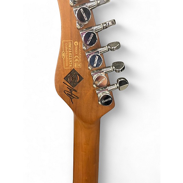 Used Schecter Guitar Research NICK JOHNSTON SIGNATURE Black Solid Body Electric Guitar