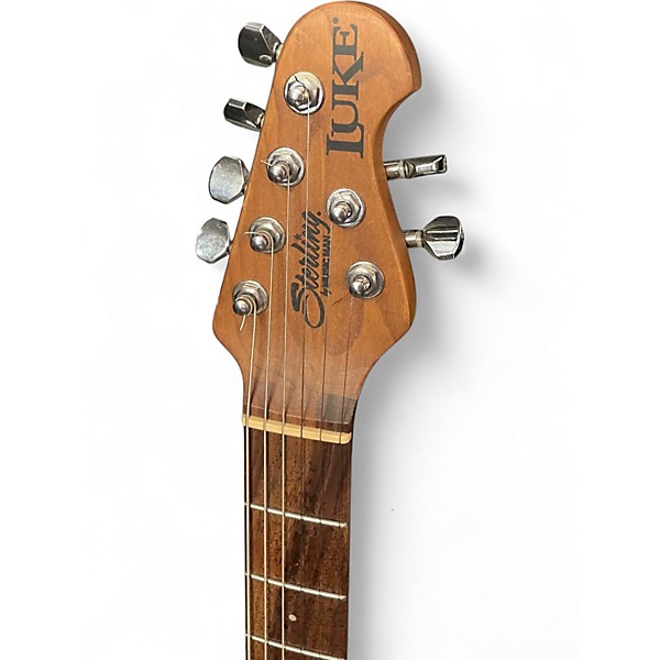 Used Sterling by Music Man LUKE Blue Solid Body Electric Guitar