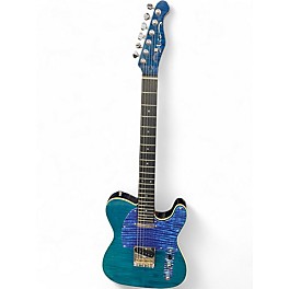 Used Aio T STYLE ELECTRIC Blue Solid Body Electric Guitar