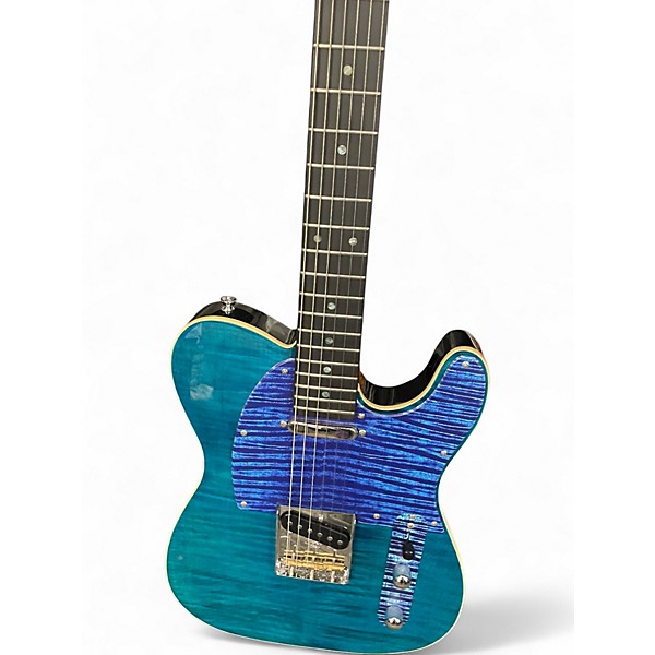 Used Aio T STYLE ELECTRIC Blue Solid Body Electric Guitar
