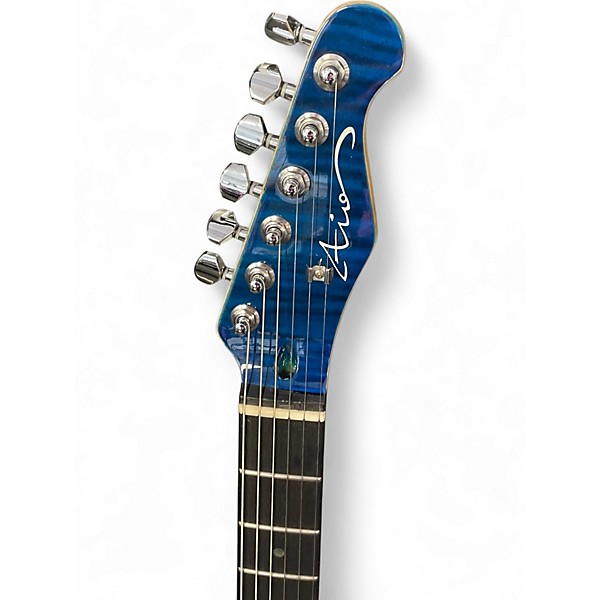 Used Aio T STYLE ELECTRIC Blue Solid Body Electric Guitar
