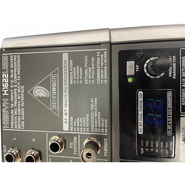 Used Behringer xenyxx1622usb Unpowered Mixer