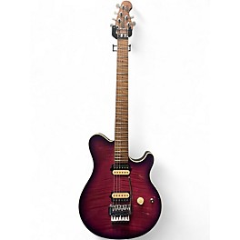 Used 2023 Ernie Ball Music Man Axis olallieberry Solid Body Electric Guitar