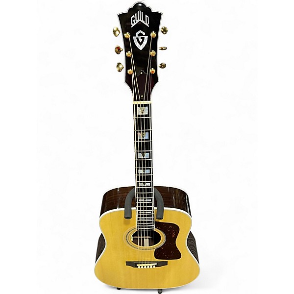 Used Guild 55DE Natural Acoustic Guitar