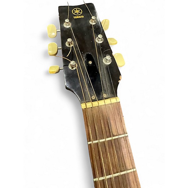 Used 1970s Yamaha FG-75 Natural Acoustic Guitar