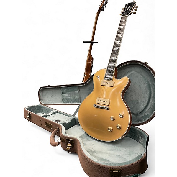 Used Eastman SB54/TV Limited Edition Gold Top Solid Body Electric Guitar