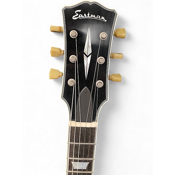 Used Eastman SB54/TV Limited Edition Gold Top Solid Body Electric Guitar