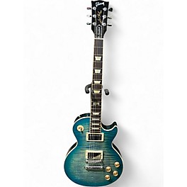 Used Gibson 120TH Anniversary Les Paul Standard Blue Quilt Solid Body Electric Guitar