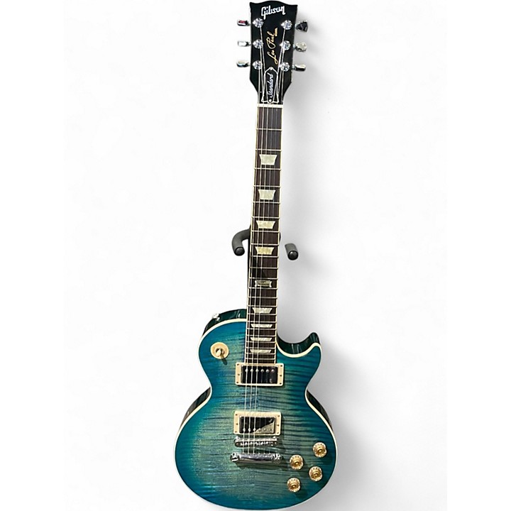 Used Gibson 120TH Anniversary Les Paul Standard Blue Quilt