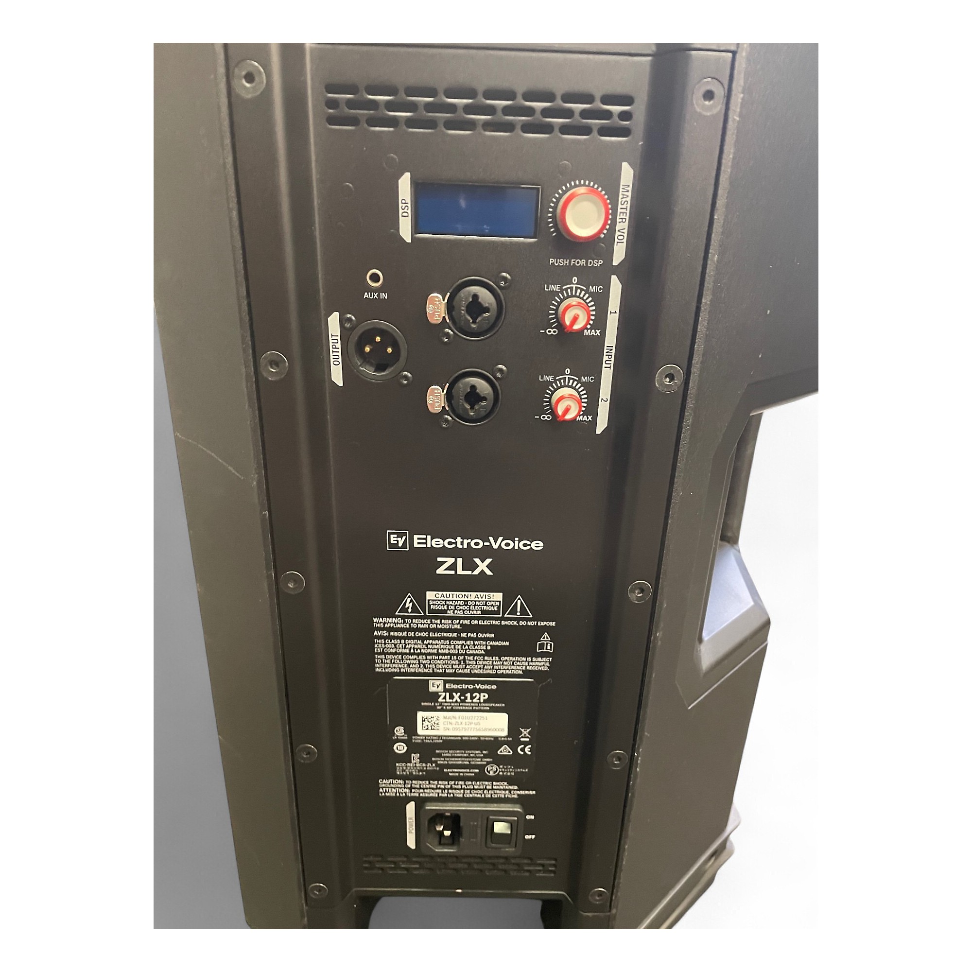 Used Electro-Voice ZLX-12P 12in 2-Way Powered Speaker