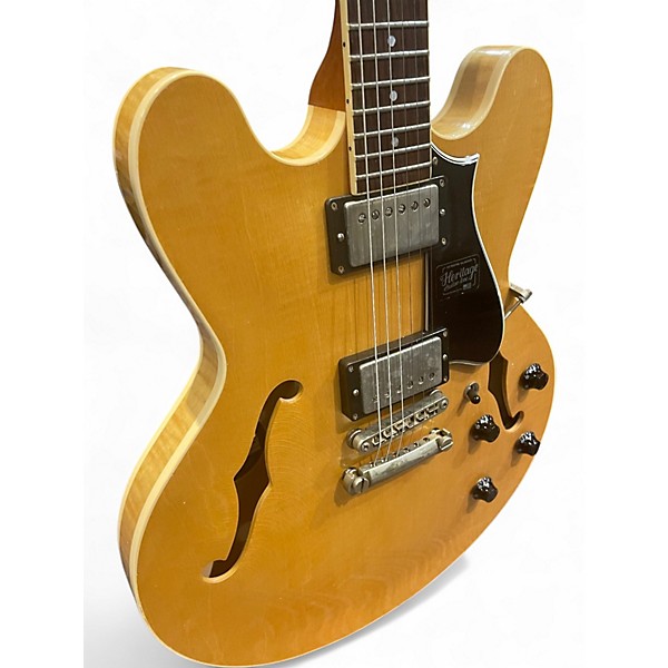 Used 2021 Heritage H-535 ARTISAN AGED Antique Natural Hollow Body Electric Guitar