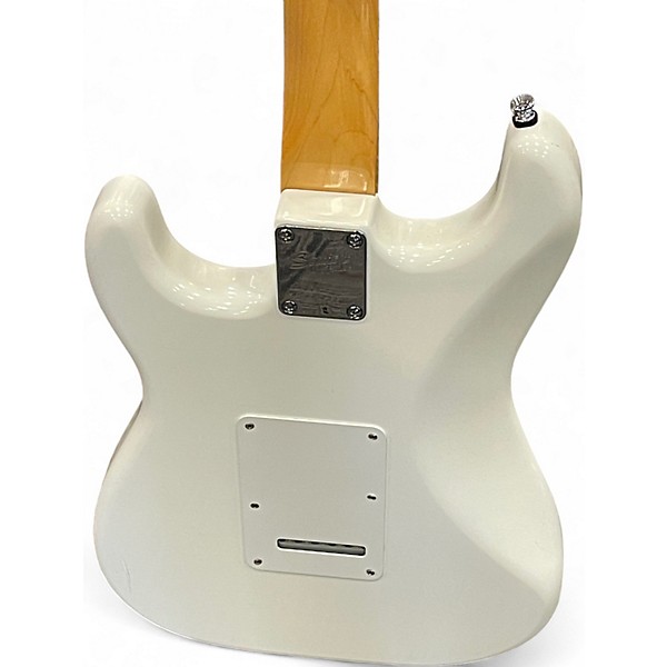 Used Squier Vintage Modified Stratocaster Olympic White Solid Body Electric Guitar