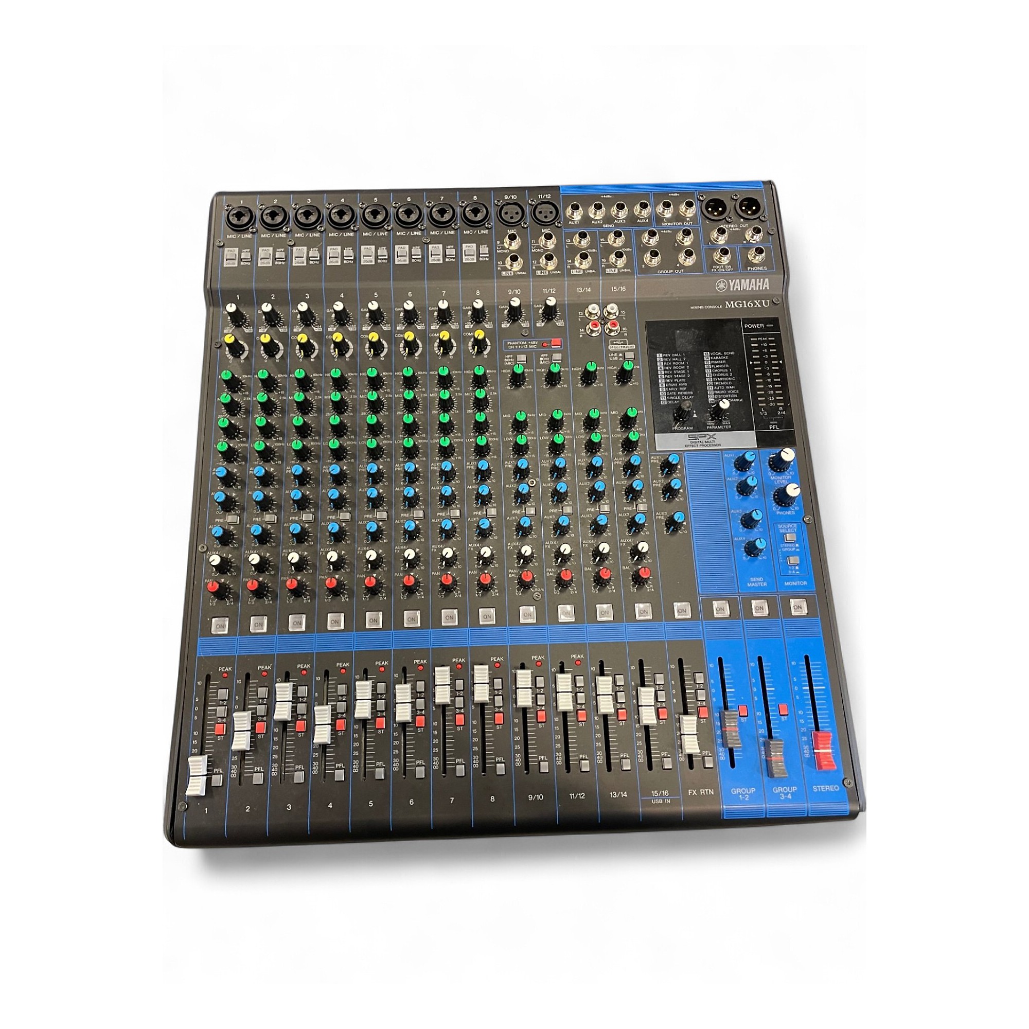 【美品】YAMAHA MG16XU Used Yamaha MG16XU Unpowered Mixer | Guitar Center
