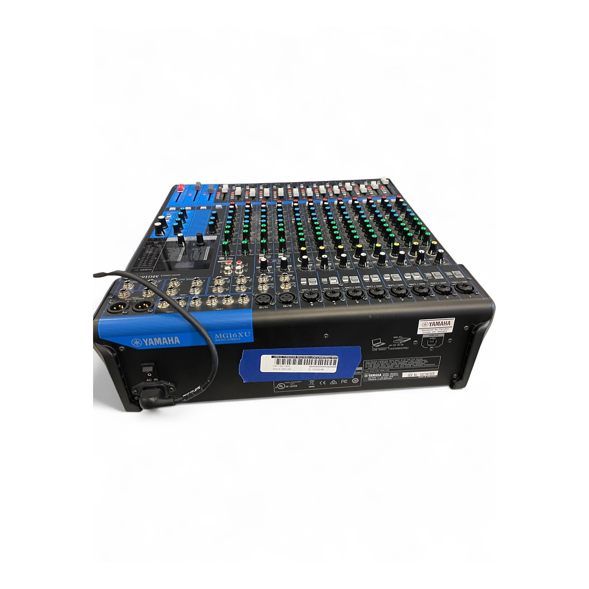 【美品】YAMAHA MG16XU MG16XU 16-Channel Mixer with USB and Effects - Yamaha USA