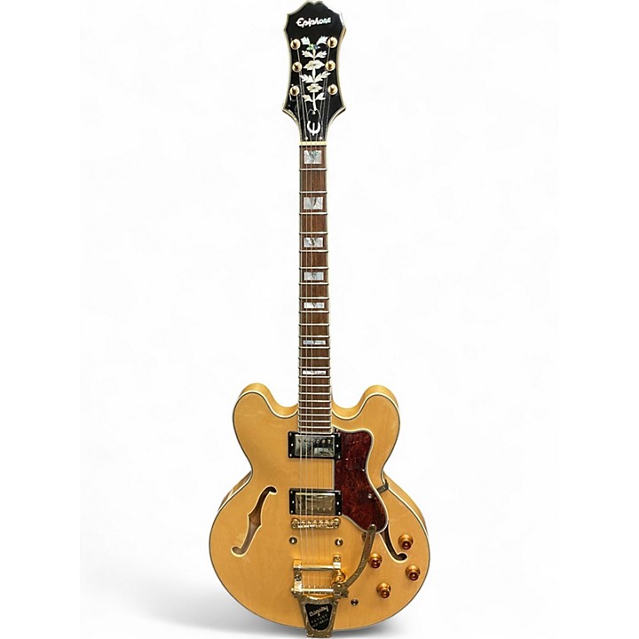 Epiphone SHERATON Ⅱ Natural Used Epiphone Sheraton II Natural Hollow Body Electric