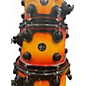 Used DW 5 Piece Collector's All Maple Cherry Yellow Burst Drum Kit