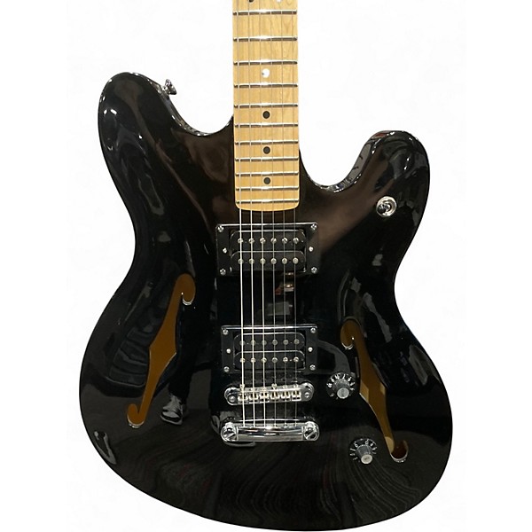ギター Squier Fender Affinity Starcaster Black Squier Affinity Starcaster - Black - Swing City Music