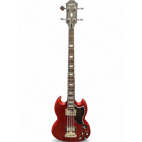 Used Epiphone SG Bass Red Electric Bass Guitar Red | Guitar