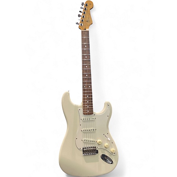 Used Squier WAYNE'S WORLD STRATOCASTER White Solid Body