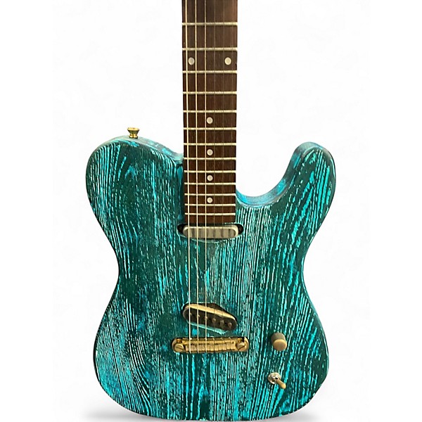 Used Earl Slick SL50 TEAL Solid Body Electric Guitar