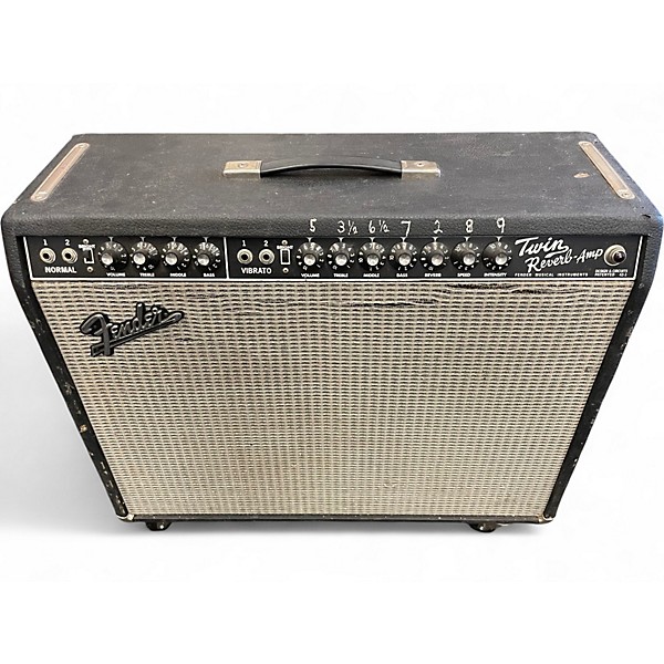 Used Fender 1965 Reissue Twin Reverb 85W 2x12 Tube Guitar Combo Amp