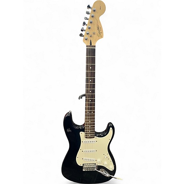 Used Squier Affinity Stratocaster Black Solid Body Electric