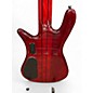 Used Spector NS Dimension 5 Inferno Red Electric Bass Guitar