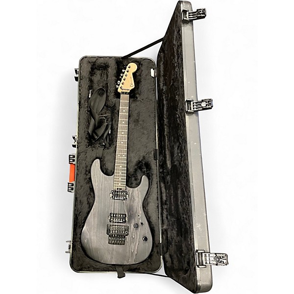 Used Charvel Pro Mod San Dimas HH FR E Charcoal Gray Solid Body Electric Guitar