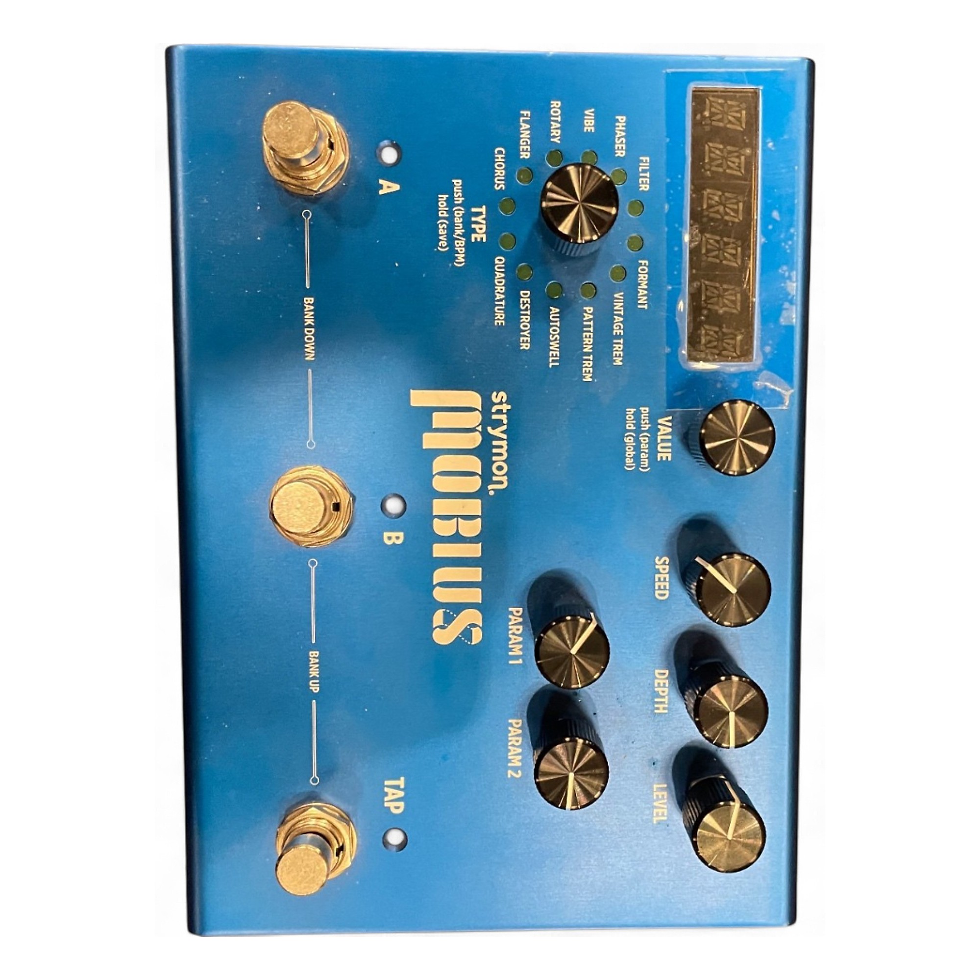 Used Strymon Mobius Multidimensional Modulation Effect Pedal
