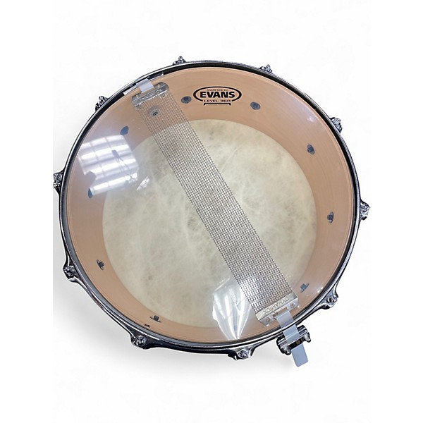 Used Custom Built 5X14 KELLER 8-PLY MAPLE GINGER GLASS GLITTER Drum