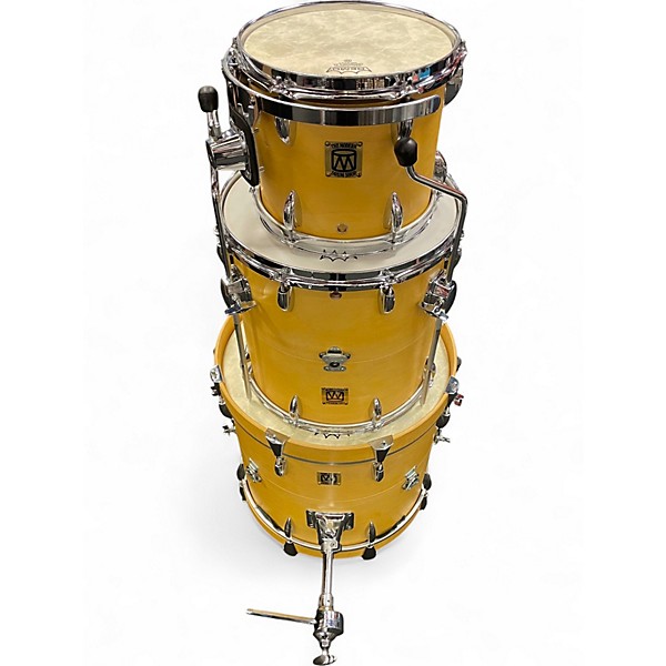 Used Modern Drumshop Nyc 3 Piece MAPLE SHELL BOP Natural Drum Kit