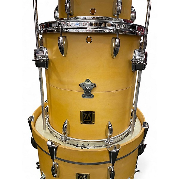 Used Modern Drumshop Nyc 3 Piece MAPLE SHELL BOP Natural Drum Kit