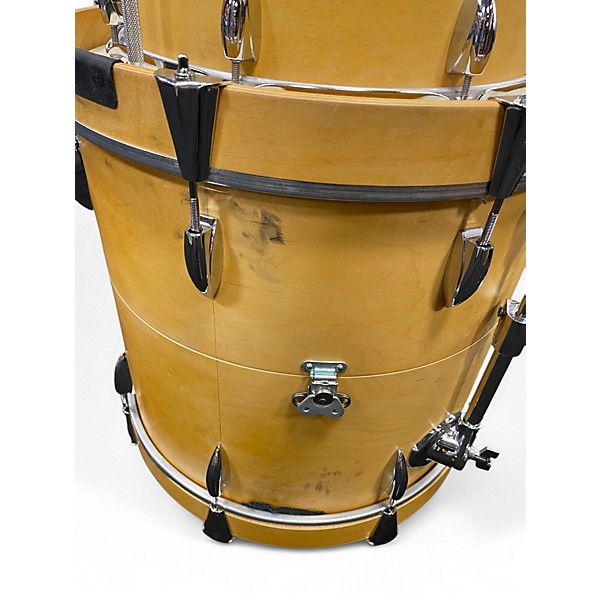 Used Modern Drumshop Nyc 3 Piece MAPLE SHELL BOP Natural Drum Kit