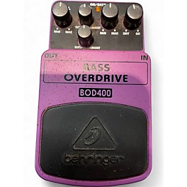 Used Behringer BOD400 Bass Overdrive Bass Effect Pedal